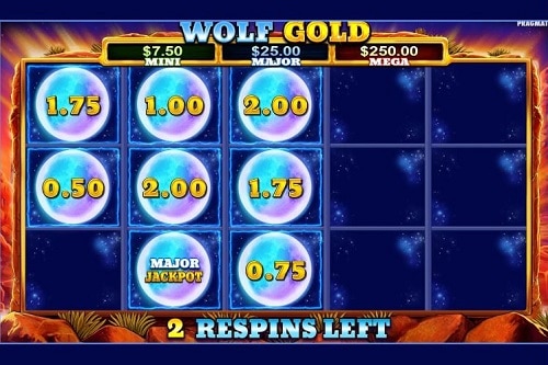 Wolf Gold Money Respins Bonus Game