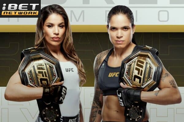 This is a picture of Amanda Nunes and Julianna Peña for the ufc 277 article