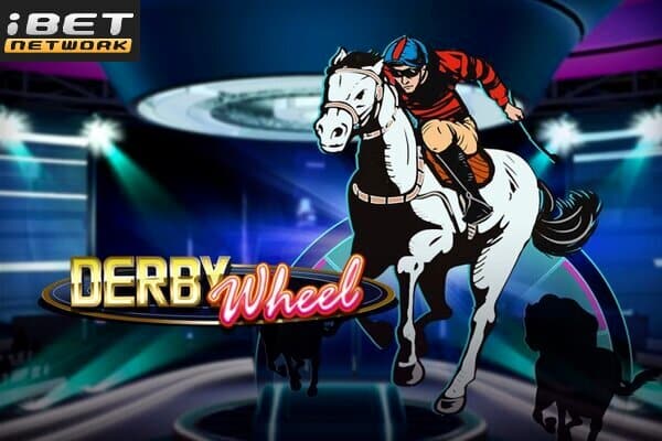 This is a screenshot of the slot game Derby Wheel for the review