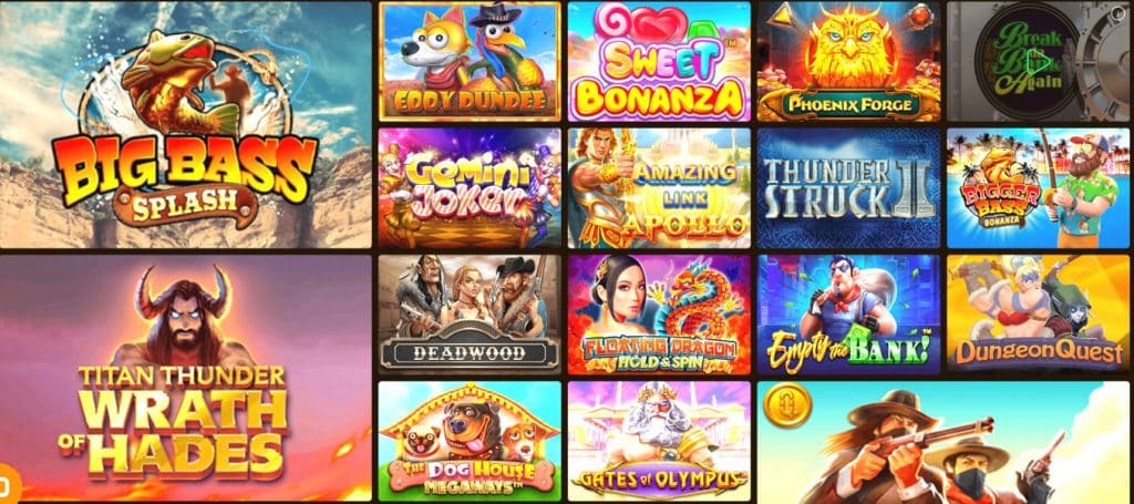 Most popular online slots at Emu Casino