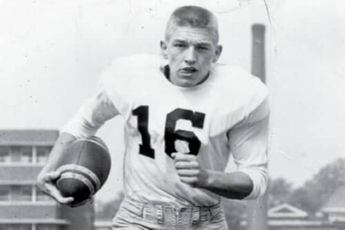 This is a picture of Unitas for the top 10 NFL players of all time