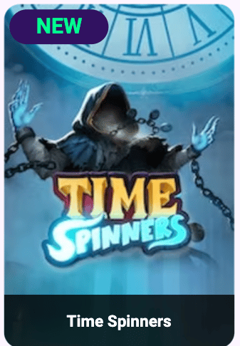 This is a screenshot of Time Spinners a new slot game at Slotbox Casino