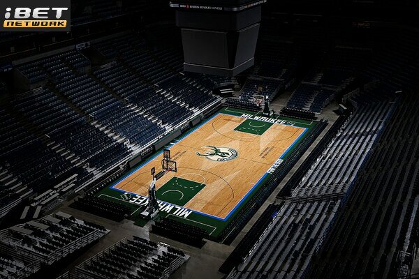 This is a picture of the Bucks arena for the NBA article preview