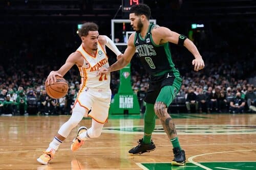 This is a picture of Atlanta Hawks vs Boston Celtics for the NBA article preview