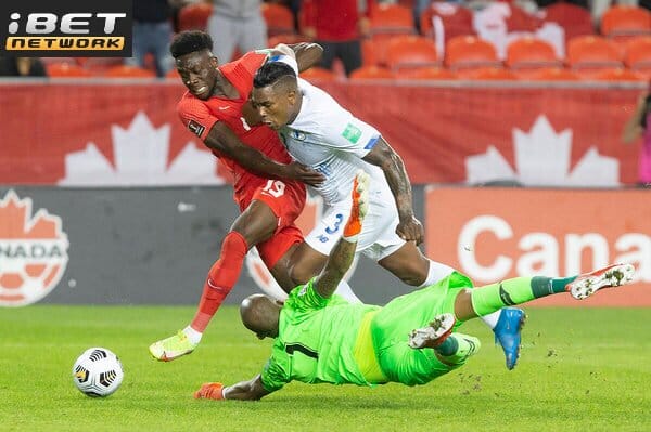 This is a picture of Canada against Panama for the CONCACAF Nations League article