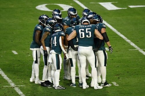 This is a picture of Eagles the for the NFL top 10 teams of 22-23 season