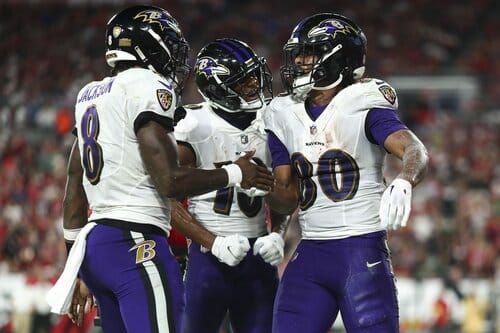 This is a picture of the Ravens for the NFL top 10 teams of 22-23 season