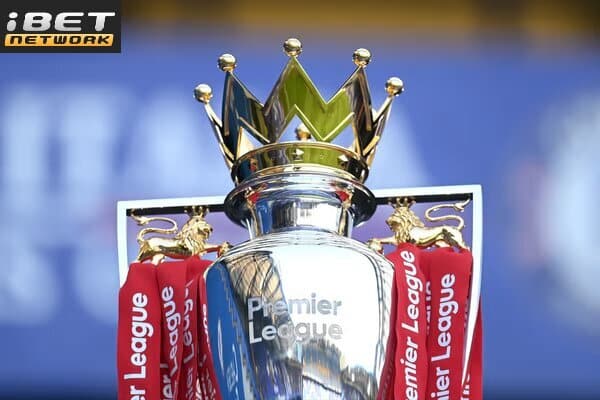 This is a picture of the Premier League trophy for the soccer picks article