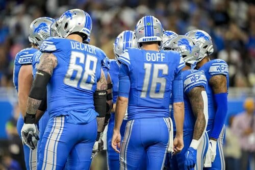 This is a picture of the Detroit Lions for the NFL Predictions article preview