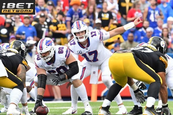 This is a picture of the Steelers against the Bills for the NFL Wild Card Round article preview