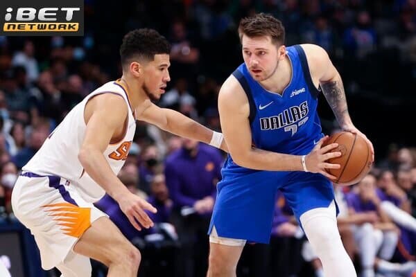 This is a picture of the Suns against the Mavericks for the NBA Picks article preview