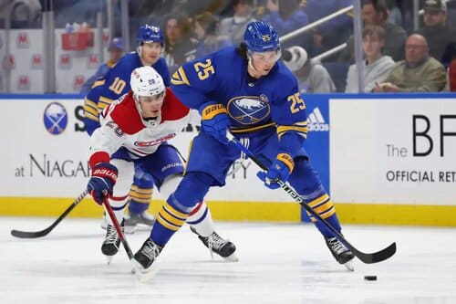 This is a picture of the Buffalo Sabres vs Montreal Canadiens for the NHL Picks article preview