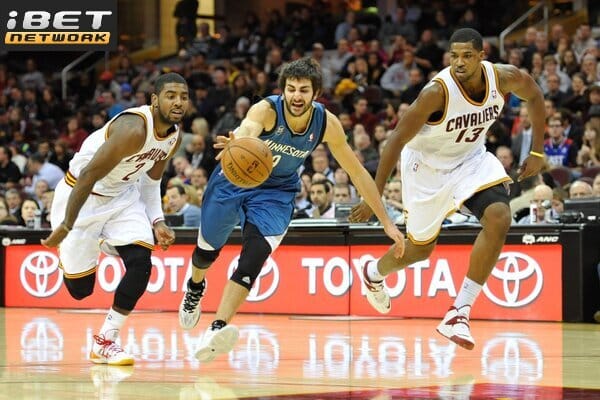 This is a picture of the Cavs against the Timberwolves for the NBA Picks article preview