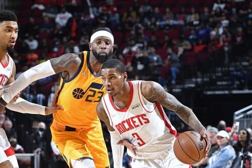 This is a picture of the Houston Rockets vs Utah Jazz for the NHL picks article preview