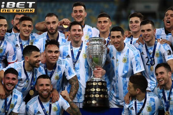 This is a picture of the Argentina team for the Copa America 2024 article preview