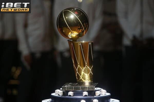 This is a picture of the NBA Championship trophy NBA Finals article preview