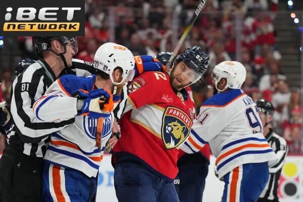 This is a picture of the Florida Panthers vs Edmonton Oilers for the NHL Finals game 5 article preview