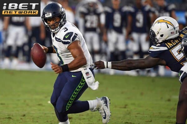 This is a picture of Seattle Seahawks vs Los Angeles Chargers for the NFL Preseason Picks week 1 article preview