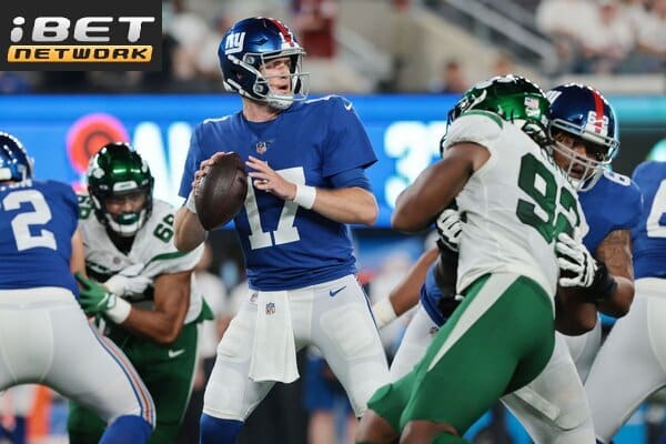 This is a picture of the Giants against the Jets for the NFL Preseason Picks week 3 article