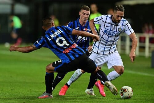 This is a picture of Inter against Atalanta for the Soccer Picks for the Weekend article 