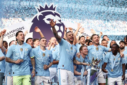 This is a picture of Manchester City for the 24/25 Premier League Title Prediction and Betting Odds article 