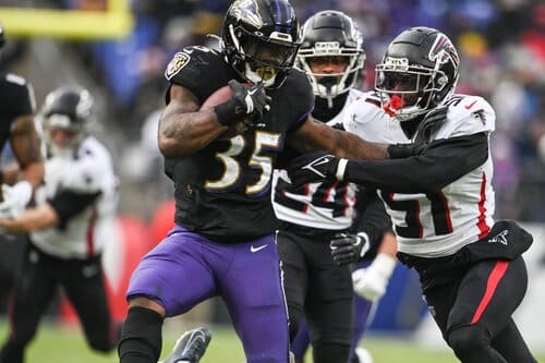 This is a picture of the Ravens against the Falcons for the NFL preseason Picks week 2 article 