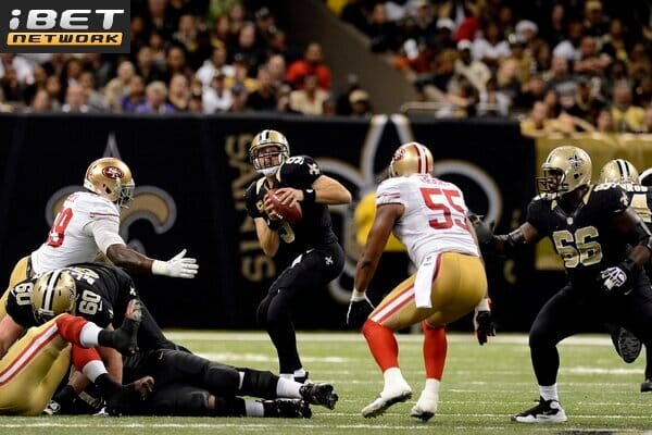 This is a picture of the Saints against the 49ers for the NFL Preseason PIcks week 2 article