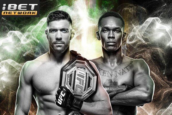 This is a picture of Dricus Du Plessis vs Israel Adesanya for the UFC 305 Preview