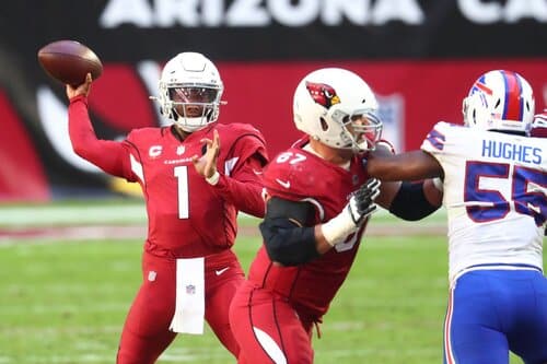 This is a picture of the Arizona Cardinals vs Buffalo Bills for the NFL Picks week 1 