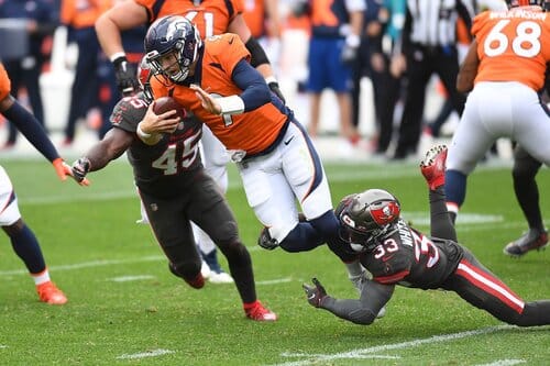 This is a picture of the Broncos against the Bucs for the NFL Picks week 3 article preview