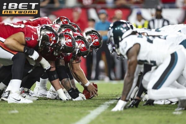 This is a picture of the Philadelphia Eagles vs Tampa Bay Buccaneers for the NFL picks week 4 article preview