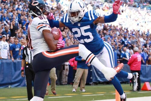 This is a picture of the Colts against the Bears for the NFL Picks week 3 article preview