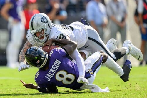 This is a picture of the Cowboys against the Ravens for the NFL Picks week 3 article preview