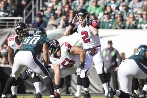 This is a picture of the Falcons against the Eagles for the NFL picks week 2 article 