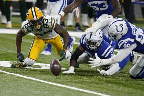 This is a picture of the Packers against the Colts for the NFL Picks week 2 article preview