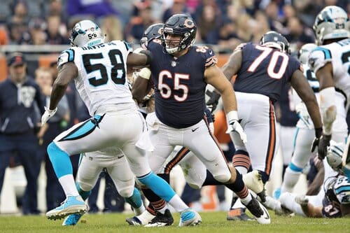 This is a picture of the Panthers against the Bears for the NFL Picks week 5 article preview