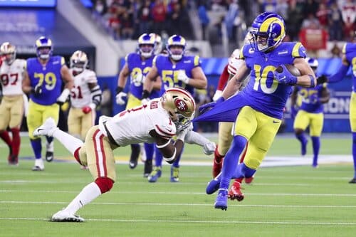 This is a picture of the Rams against the 49ers for the NFL Picks week 3 article preview