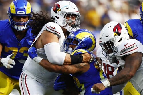 This is a picture of the Rams against the Cardinals for the NFL Picks week 2 article 