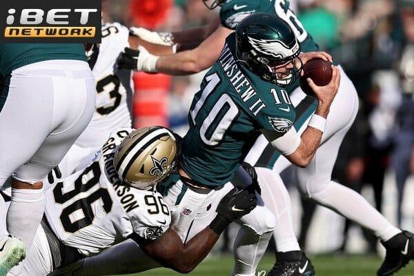 This is a picture of the Philadelphia Eagles vs New Orleans Saints for the NFL Picks week 3 article preview