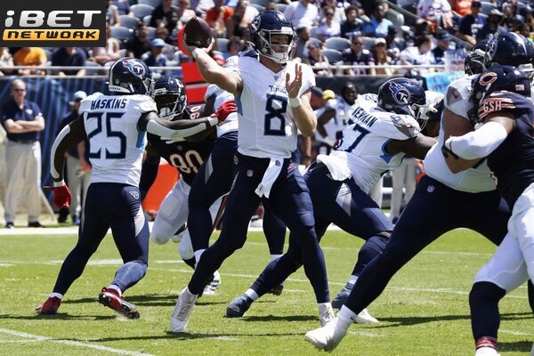 This is a picture of the Tennessee Titans vs Chicago Bears for the NFL Picks week 1 article