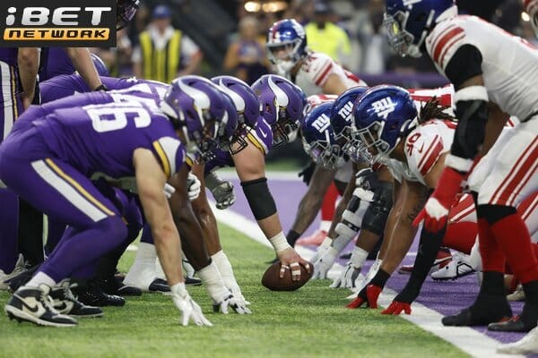 This is a picture of the Minnesota Vikings vs New York Giants for the NFL Week 1 article preview