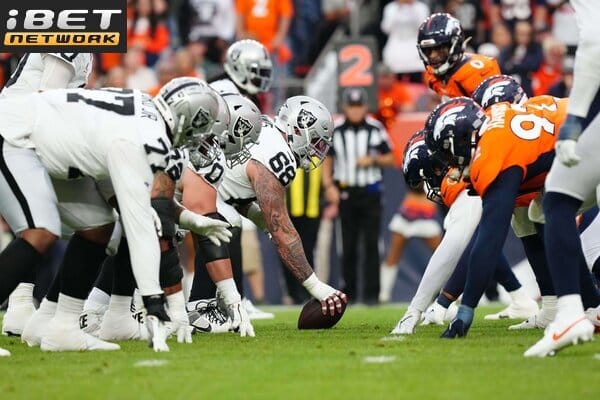 This is a picture of the Las Vegas Raiders vs Denver Broncos for the NFL Picks week 5 article preview